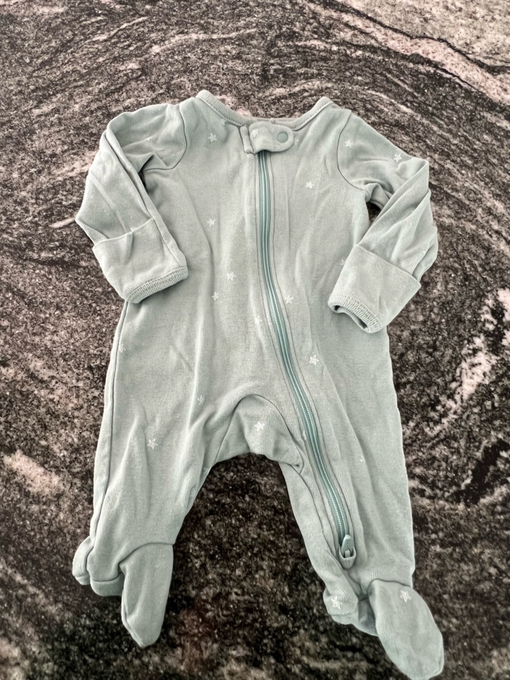 Carter's Mint Green Newborn Bodysuit with White Logo